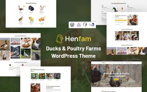 Henfam - Ducks & Poultry Farms WordPress Theme theme free